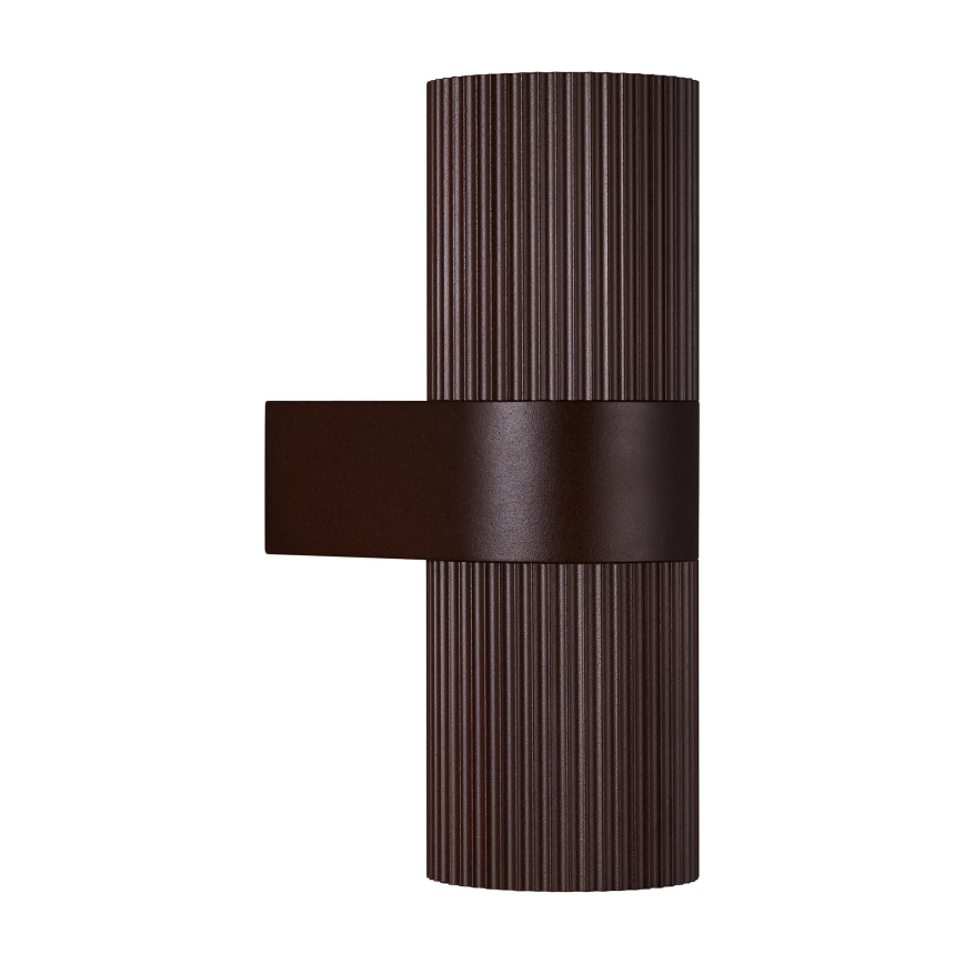 Nordlux - Spoljašnje zidno svetlo KYKLOP 2xGU10/25W/230V IP54 braon