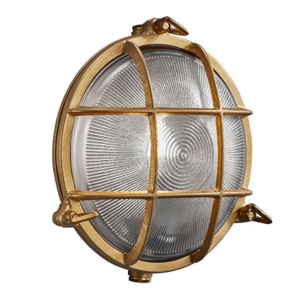 Nordlux - Spoljašnje zidno svetlo POLPERRO 1xE27/12,5W/230V IP64 mesing