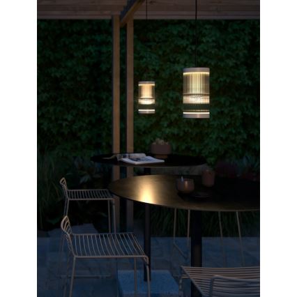 Nordlux - Spoljašnji luster na sajli COUPAR 1xE27/25W/230V IP33 pr. 13 cm kremasta