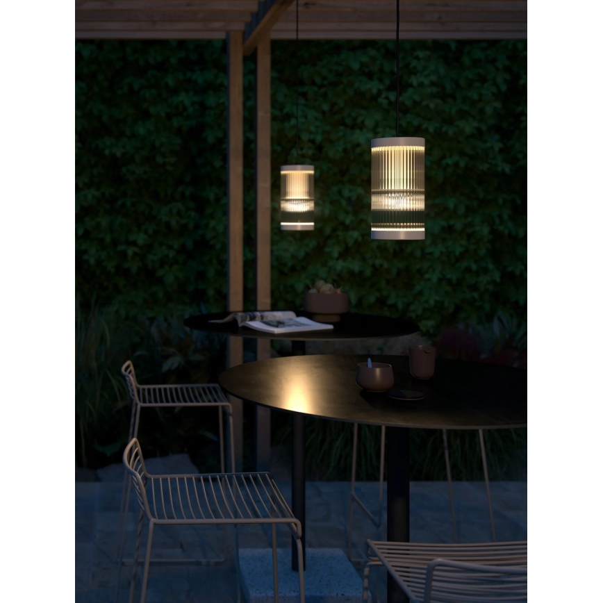 Nordlux - Spoljašnji luster na sajli COUPAR 1xE27/25W/230V IP33 pr. 13 cm kremasta