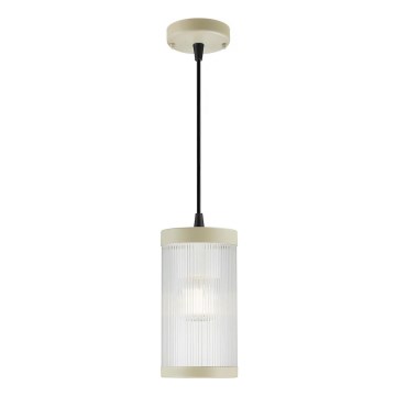 Nordlux - Spoljašnji luster na sajli COUPAR 1xE27/25W/230V IP33, prečnik 13 cm, krem