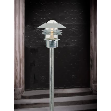 Nordlux - Spoljna lampa VEJERS 1xE27/60W/230V IP54 srebrna