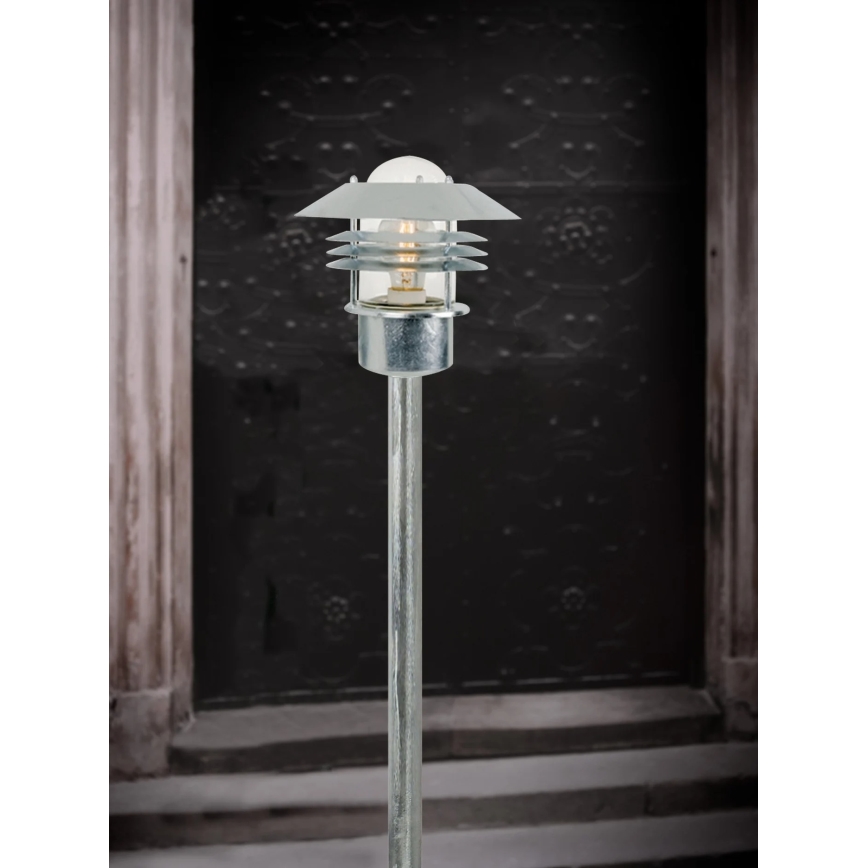 Nordlux - Spoljna lampa VEJERS 1xE27/60W/230V IP54 srebrna