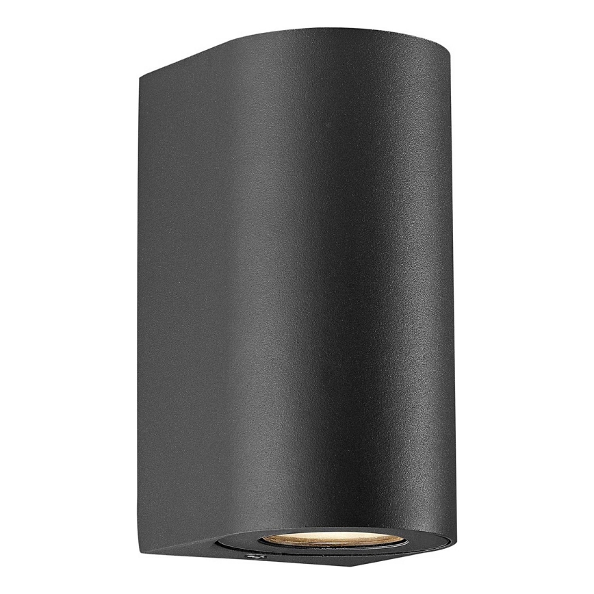 Nordlux - Spoljna zidna svetiljka CANTO 2xGU10/28W/230V IP44 crna