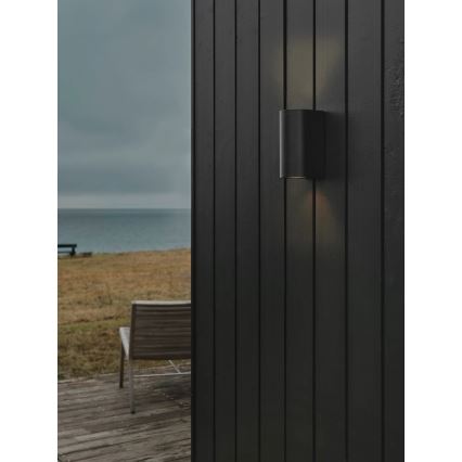 Nordlux - Spoljna zidna svetiljka CANTO 2xGU10/28W/230V IP44 crna
