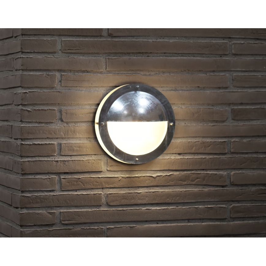 Nordlux - Spoljna zidna svetiljka MALTA 1xE27/60W/230V IP54 srebrna