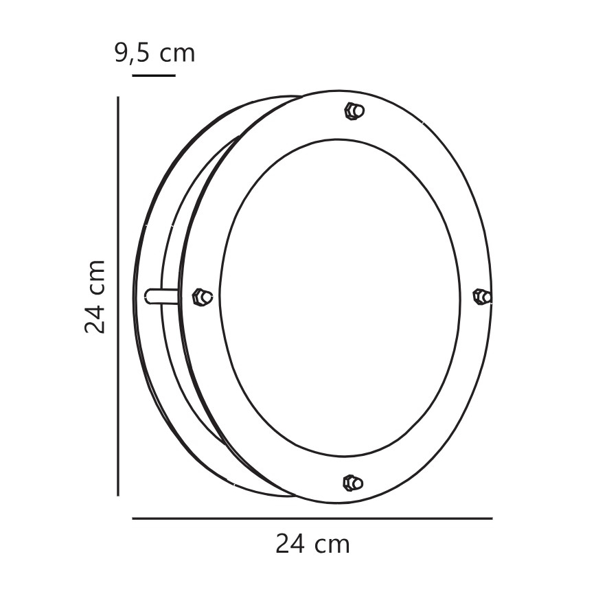 Nordlux - Spoljna zidna svetiljka MALTA 1xE27/60W/230V IP54 srebrna