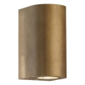 Nordlux - Spoljno zidno svetlo CANTO 2xGU10/28W/230V IP44 mesing