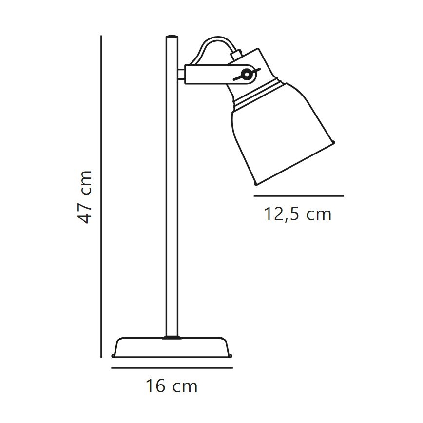 Nordlux - Stona lampa ADRIAN 1xE27/25W/230V