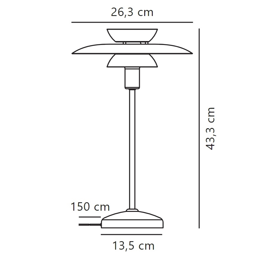 Nordlux - Stona lampa CARMEN 1xE14/25W/230V crno