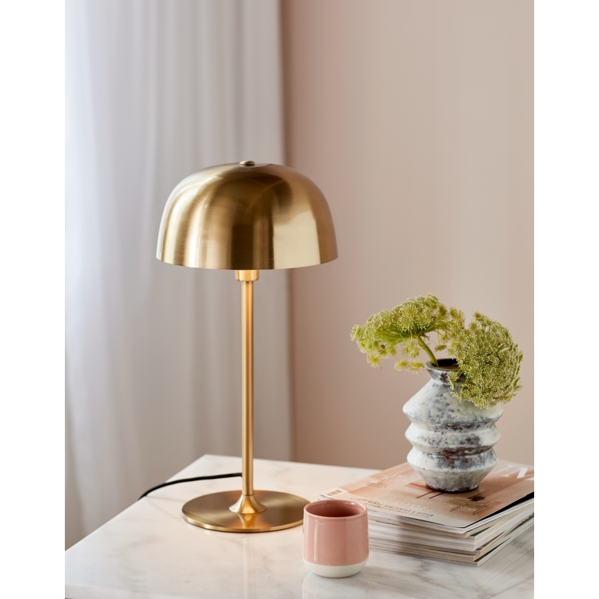 Nordlux - Stona lampa CERA 1xE14/40W/230V zlatna