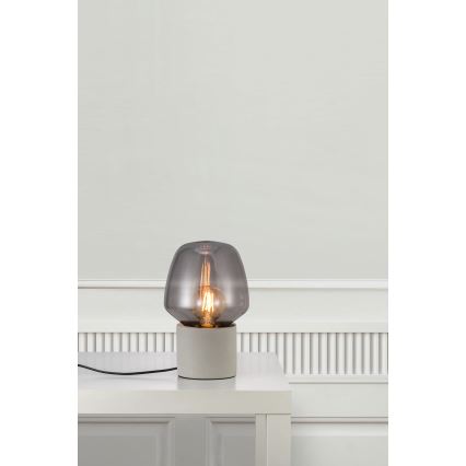 Nordlux - Stona lampa CHRISTINA 1xE27/25W/230V beton/crno