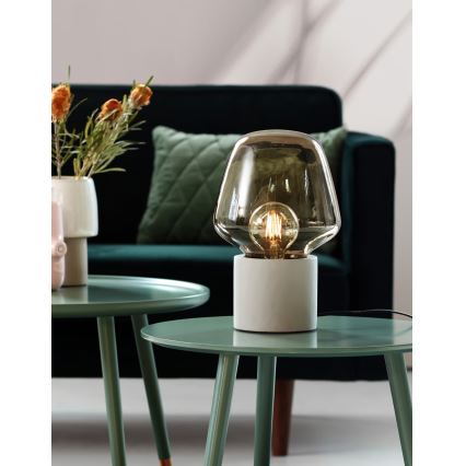 Nordlux - Stona lampa CHRISTINA 1xE27/25W/230V beton/crno