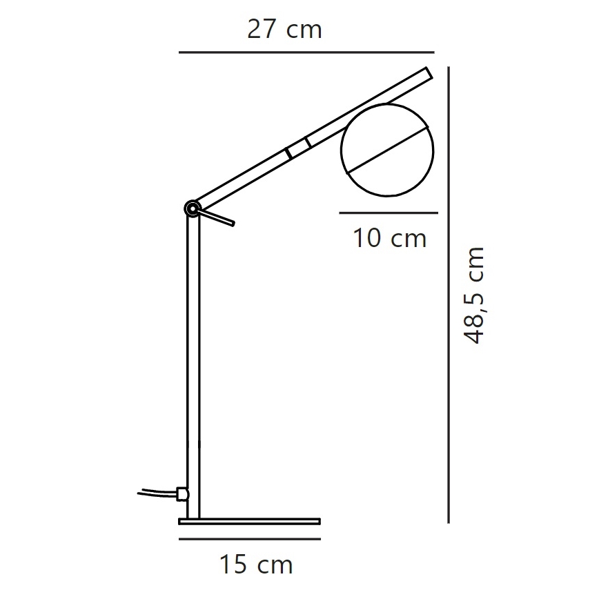 Nordlux - Stona lampa CONTINA 1xG9/5W/230V mesing