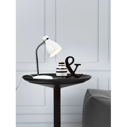 Nordlux - Stona lampa CYCLONE 1xE14/15W/230V bela