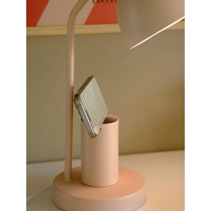 Nordlux - Stona lampa DEVONE 1xE27/15W/230V ružičasta