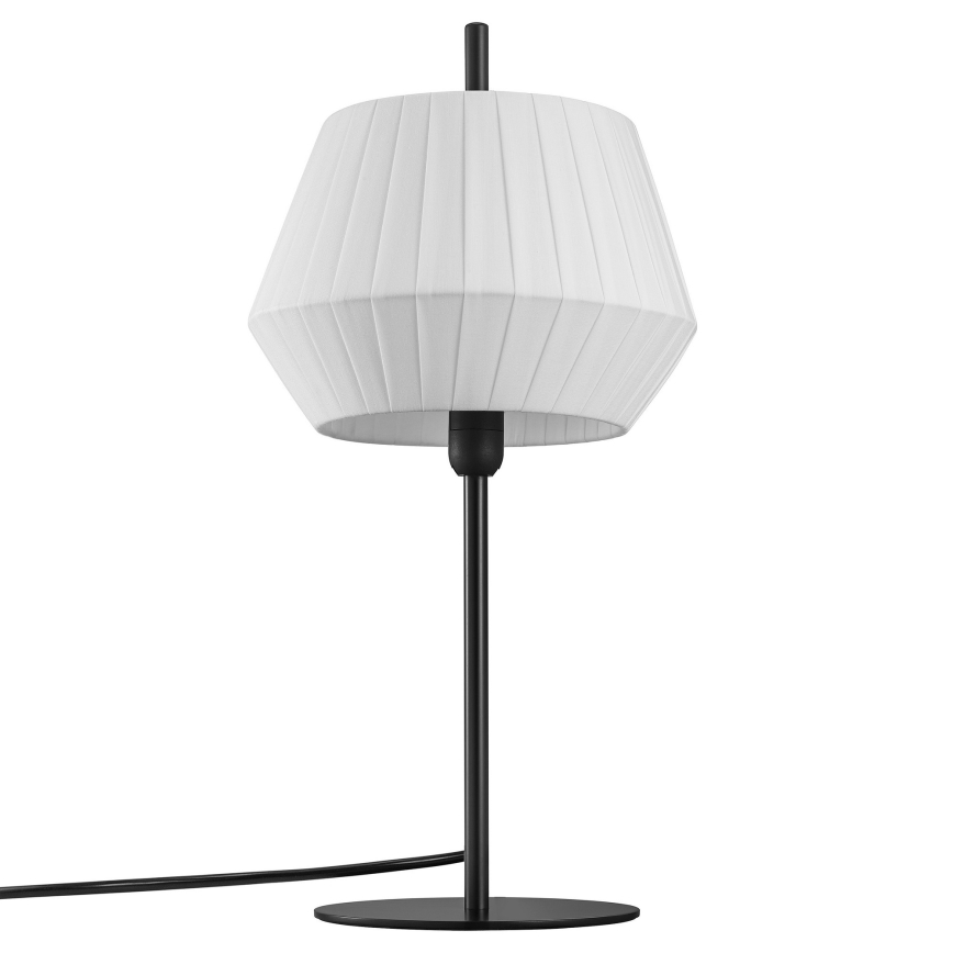 Nordlux - Stona lampa DICTE 1xE14/40W/230V bela/crno