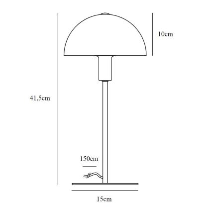 Nordlux - Stona lampa ELLEN 1xE14/40W/230V