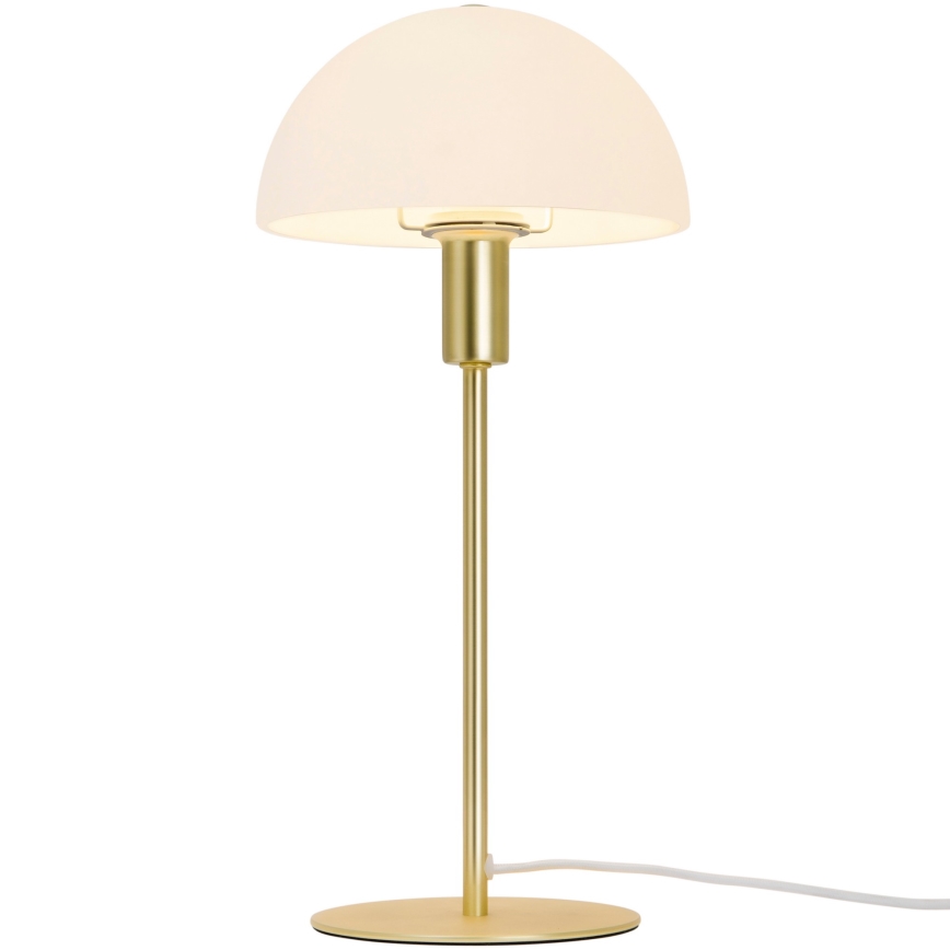Nordlux - Stona lampa ELLEN 1xE14/40W/230V zlatna/bela