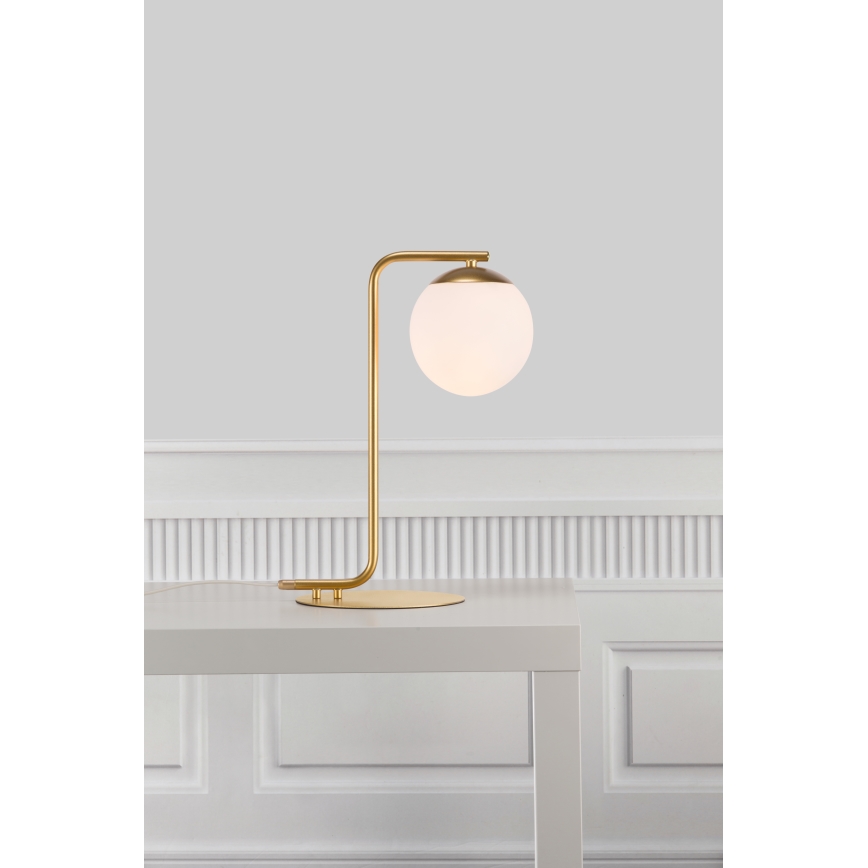 Nordlux - Stona lampa GRANT 1xE14/40W/230V zlatna