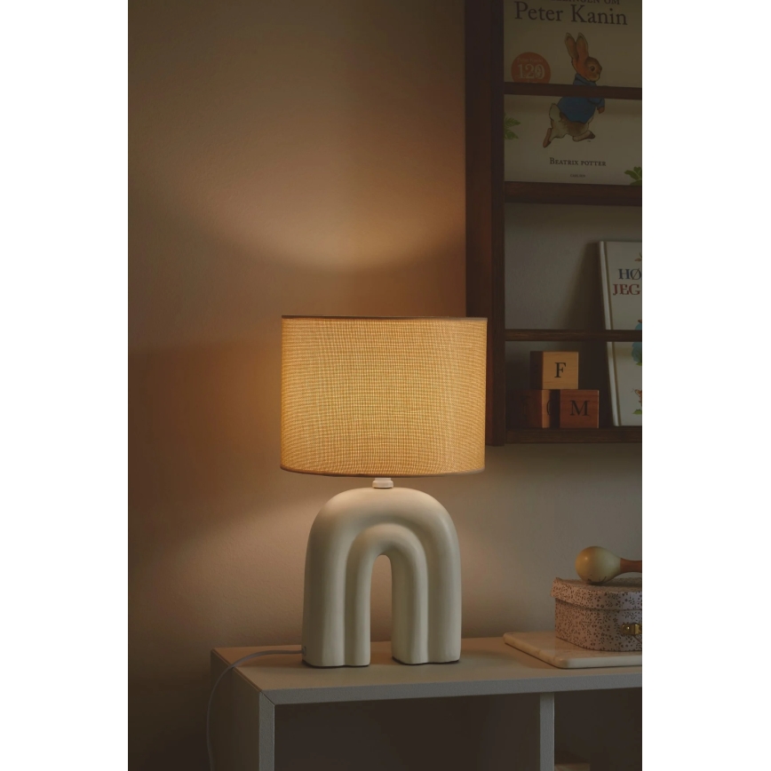 Nordlux - Stona lampa HAZE 1xE27/40W/230V bež