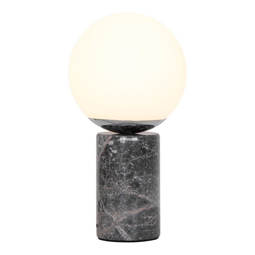 Nordlux - Stona lampa LILLY 1xE14/25W/230V mermer/sivo