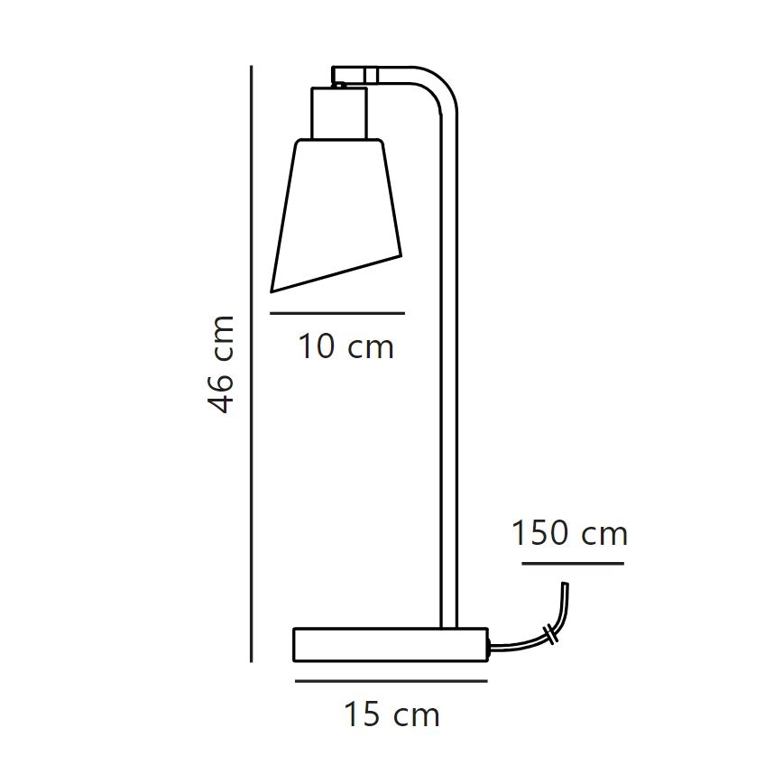 Nordlux - Stona lampa MOLLI 1xE14/25W/230V