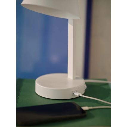 Nordlux - Stona lampa WILMER 1xE14/40W/230V bela