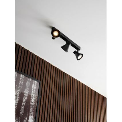Nordlux - Stropna spot svetiljka EIK 3xGU10/35W/230V, crna