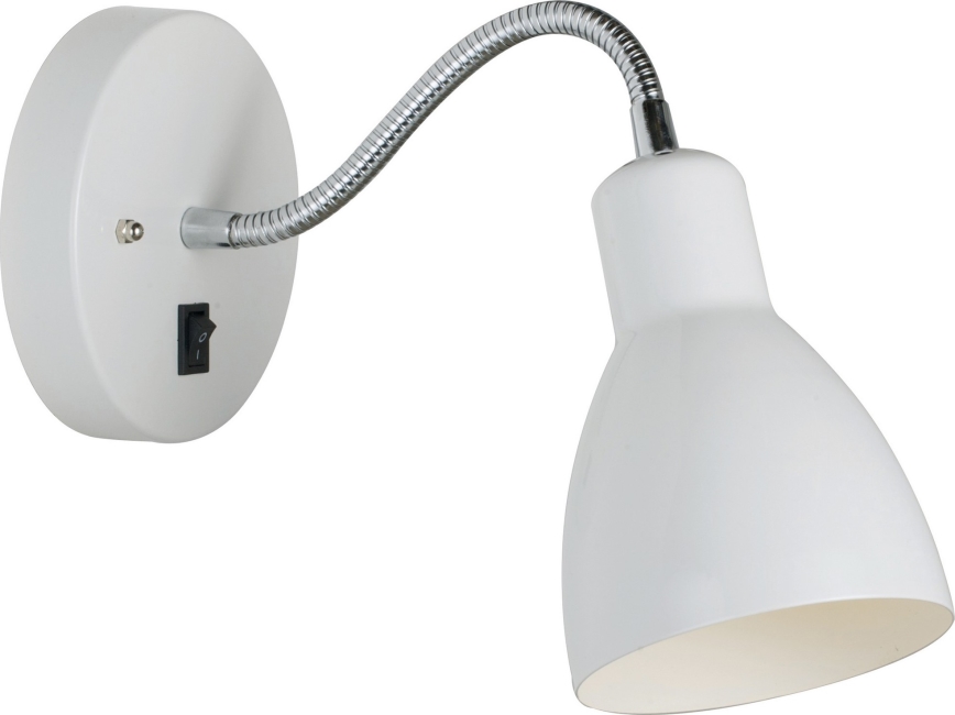 Nordlux - Zidna fleksibilna reflektorska lampa CYCLONE 1xE14/15W/230V bela