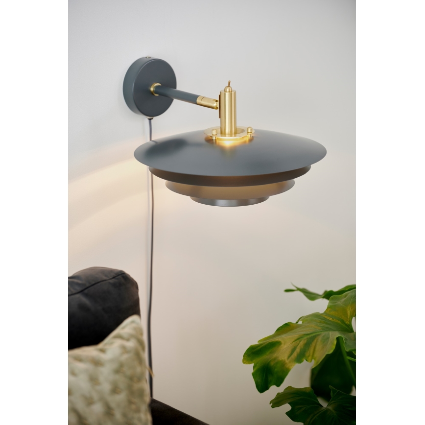 Nordlux - Zidna lampa BRETAGNE 1xG9/25W/230V antracit