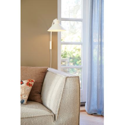 Nordlux - Zidna lampa DIAL 1xE27/40W/230V bela