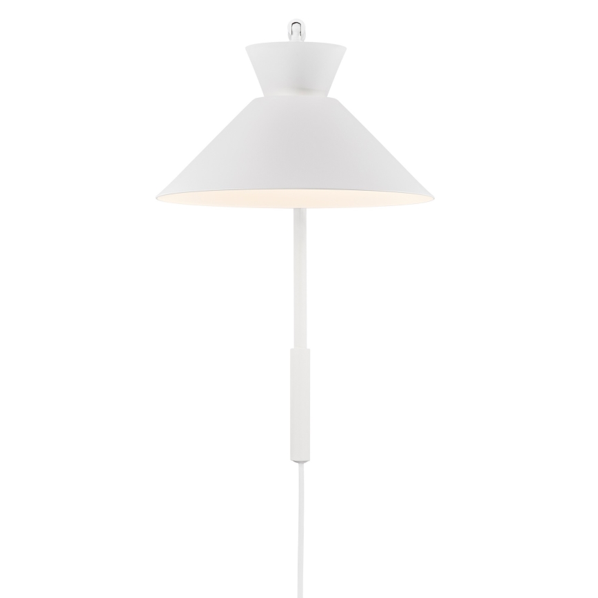 Nordlux - Zidna lampa DIAL 1xE27/40W/230V bela