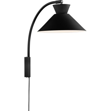 Nordlux - Zidna lampa DIAL 1xE27/40W/230V crno