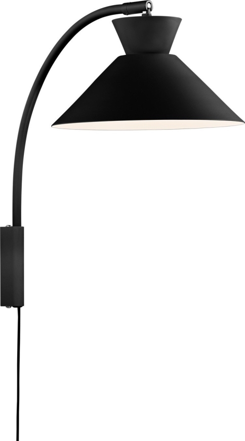 Nordlux - Zidna lampa DIAL 1xE27/40W/230V crno