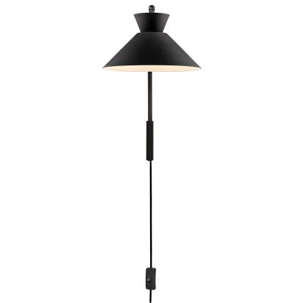 Nordlux - Zidna lampa DIAL 1xE27/40W/230V crno