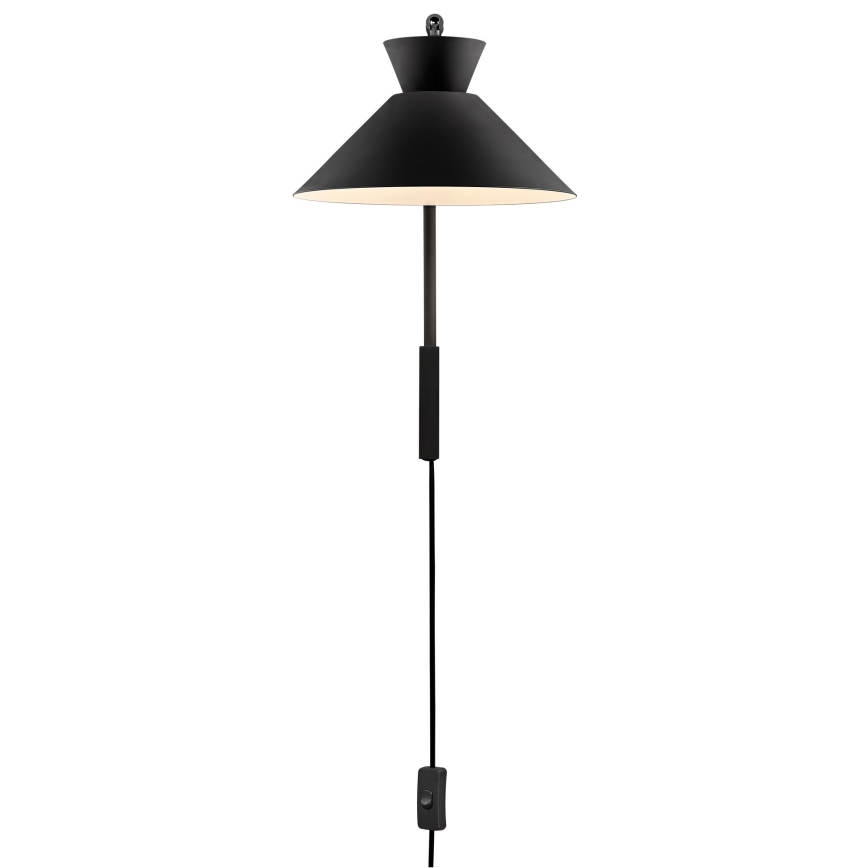 Nordlux - Zidna lampa DIAL 1xE27/40W/230V crno