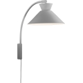 Nordlux - Zidna lampa DIAL 1xE27/40W/230V sivo
