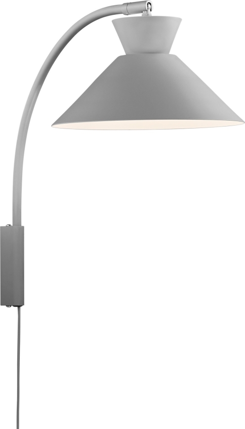 Nordlux - Zidna lampa DIAL 1xE27/40W/230V sivo