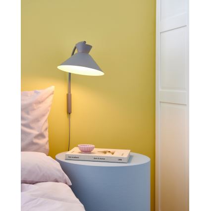 Nordlux - Zidna lampa DIAL 1xE27/40W/230V sivo