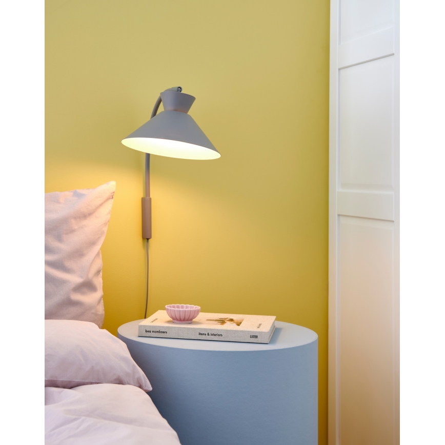 Nordlux - Zidna lampa DIAL 1xE27/40W/230V sivo