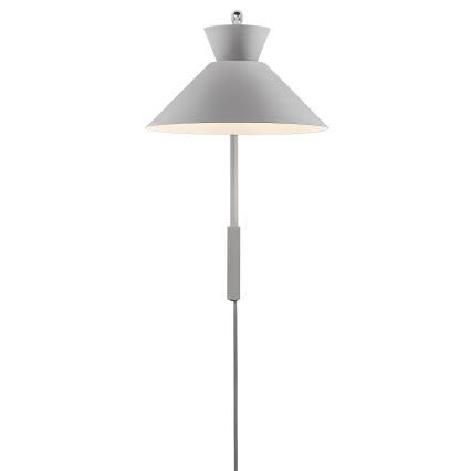 Nordlux - Zidna lampa DIAL 1xE27/40W/230V sivo