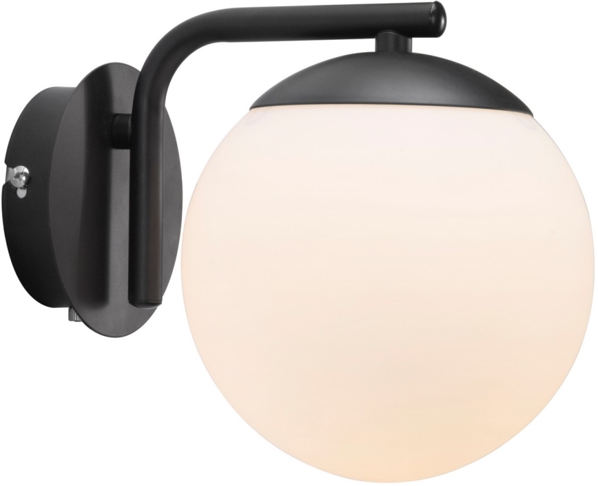 Nordlux - Zidna lampa GRANT 1xE14/40W/230V crno