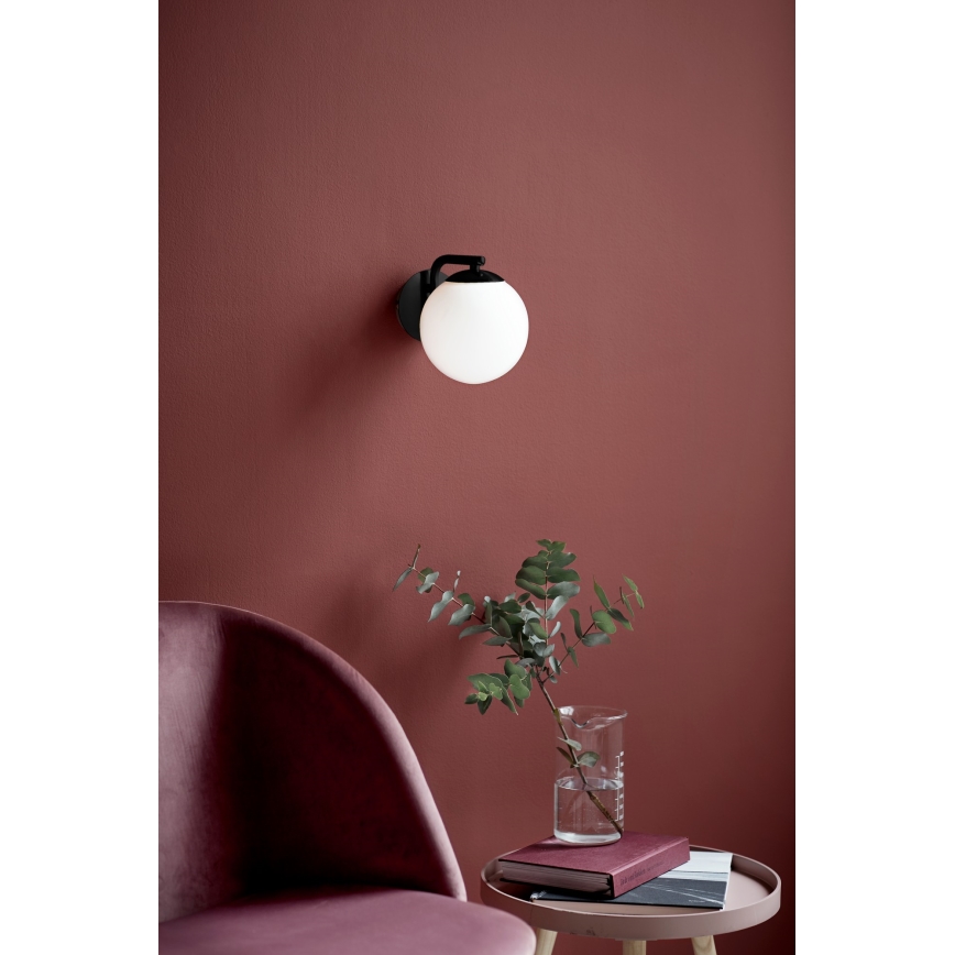 Nordlux - Zidna lampa GRANT 1xE14/40W/230V crno
