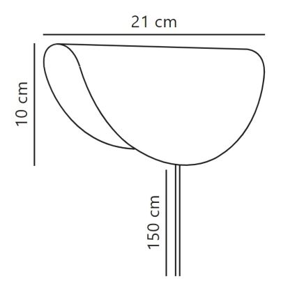 Nordlux - Zidna lampa MODEL 1xE14/25W/230V zelena