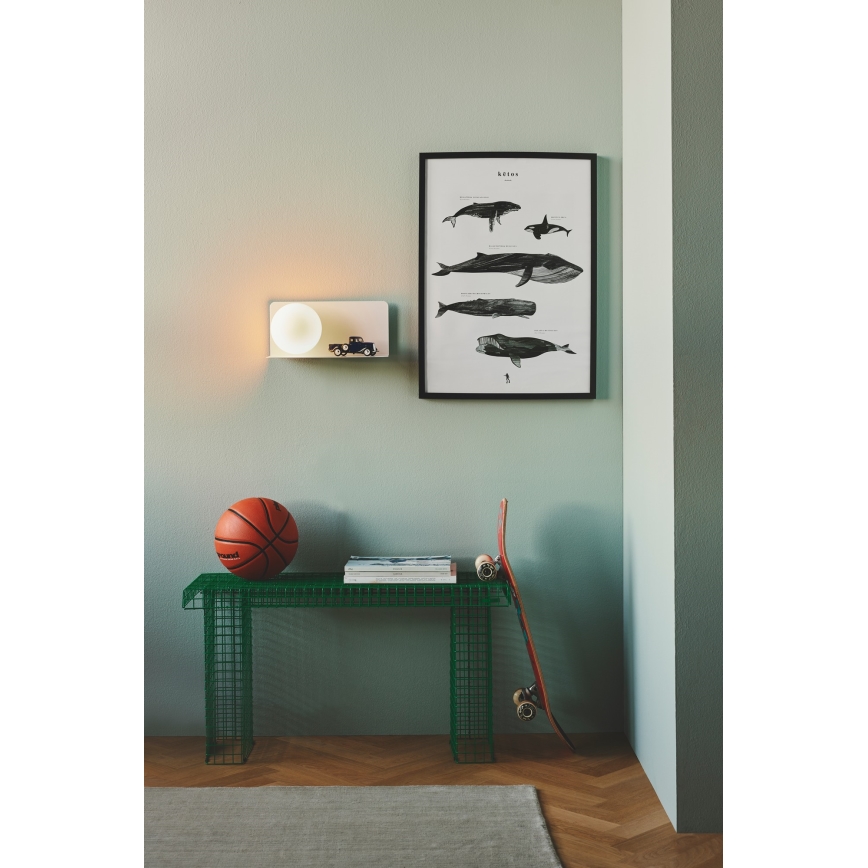 Nordlux - Zidna lampa sa policom LILIBETH 1xE14/25W/230V bela
