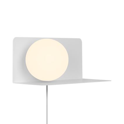Nordlux - Zidna lampa sa policom LILIBETH 1xE14/25W/230V bela