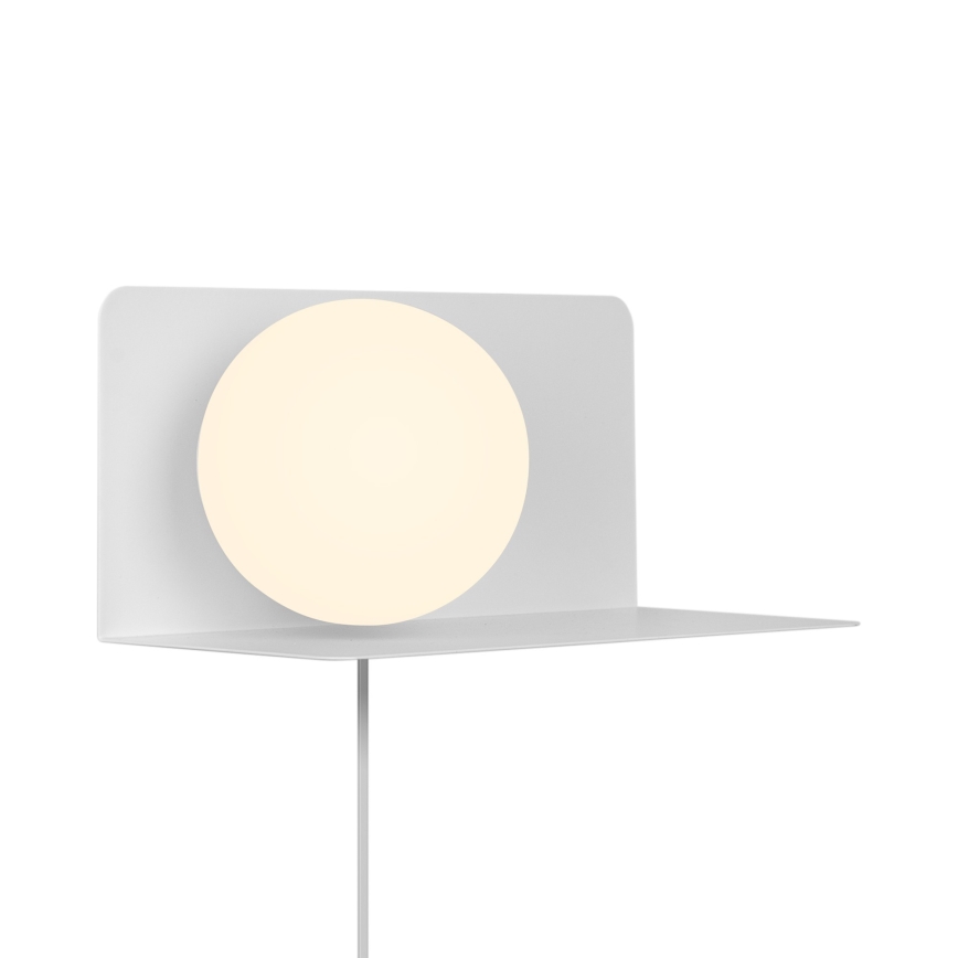 Nordlux - Zidna lampa sa policom LILIBETH 1xE14/25W/230V bela