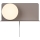 Nordlux - Zidna lampa sa policom LILIBETH 1xE14/25W/230V braon