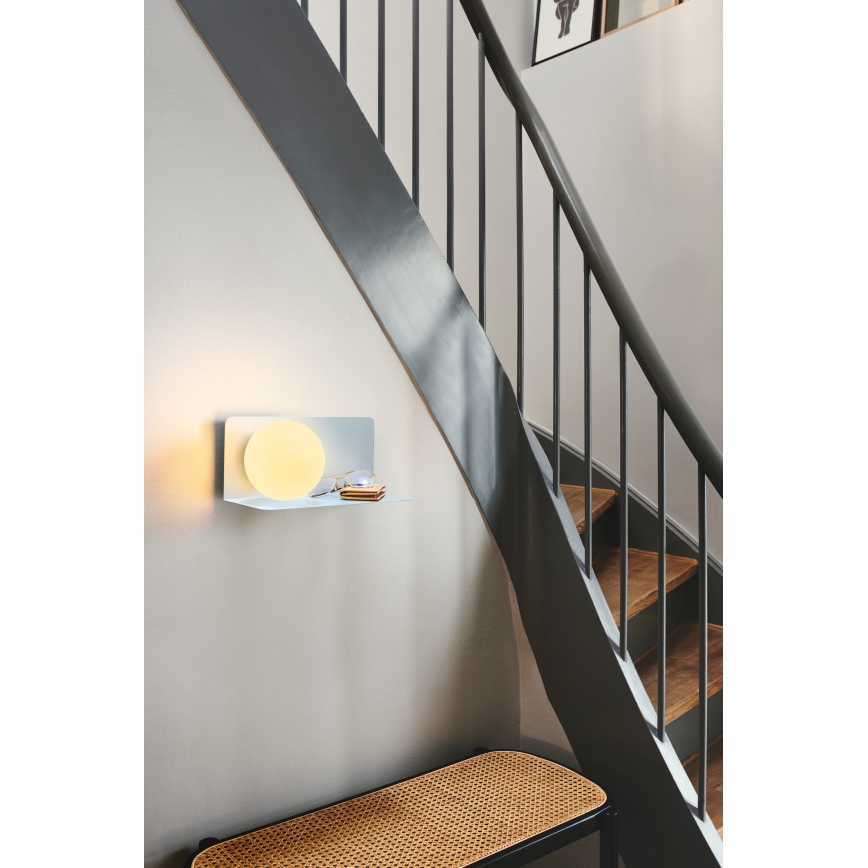Nordlux - Zidna lampa sa policom LILIBETH 1xE14/25W/230V plava